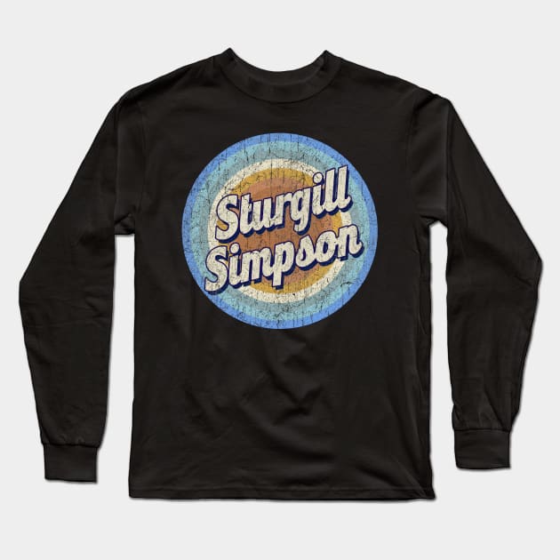 Vintage - Sturgill Simpson Long Sleeve T-Shirt by NYINDIRPROJEK